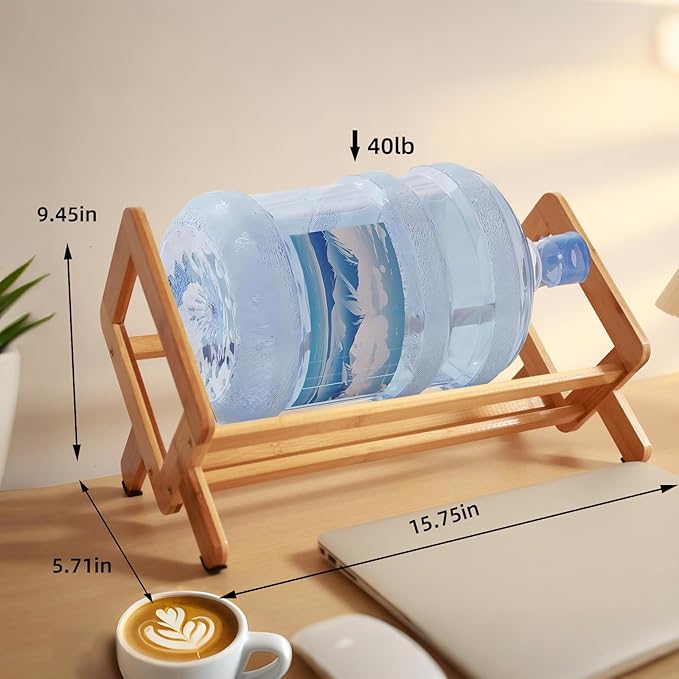 Desktop Bookshelf Organizer, Small Desk Book Shelf, Bamboo Book Rack Tilting Bookcase for Books/Magazine/CDs/Files Dispaly, Tabletop Bookshelf Storage Rack in Living Room/Office/Home
