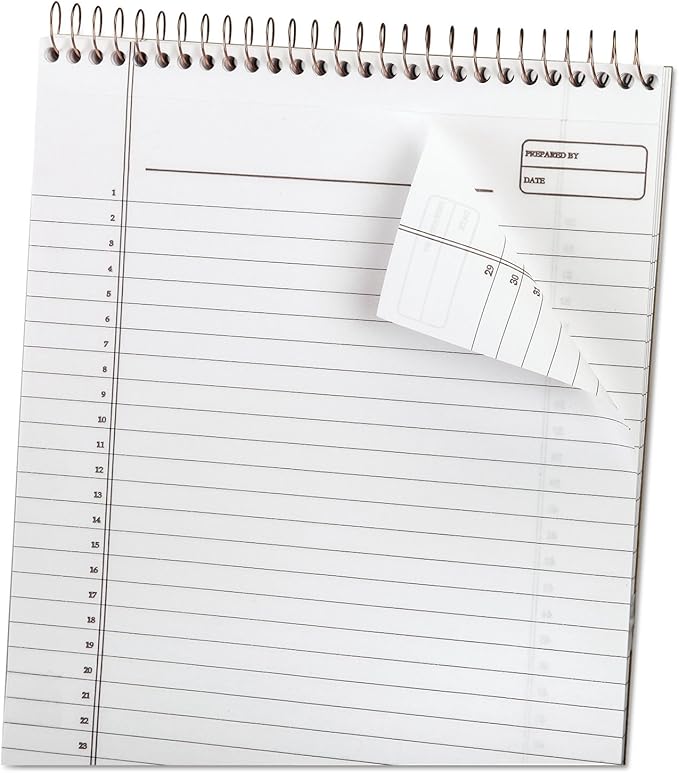 Ampad 20811 Gold Fiber Wirebound Pad, Legal Ruled, 8-1/2-Inch x11-3/4-Inch, GN