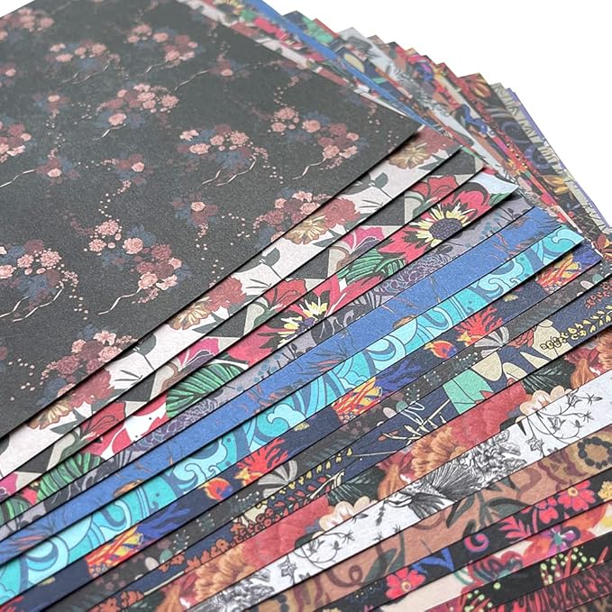 Origami Paper Kit Double Sided 100 Sheets 10 Colors 6 Inch Square Easy Fold Arts Crafts DIY Handwork Origami Papers Flowers