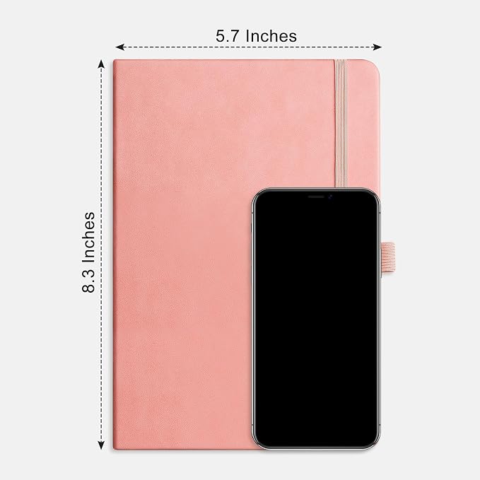 AHGXG Graph Grid Paper Notebook, 160 Pages, A5 Medium Size (5.7'' x 8.3'')