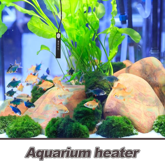COHEALI Mini Aquarium Heater Small Tank Heater for Betta Fish and Aquatic Turtles 10w USB Abs Material Space Saving Design for 2-5l Turtle Aquariums and Small Betta Fish Tank Setups