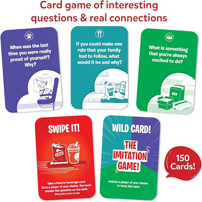 Skillmatics Card Game - Train of Thought, Fun for Family Game Night, Educational Toys, Travel Games for Kids, Teens and Adults, Gifts for Boys and Girls Ages 6, 7, 8, 9 and Up