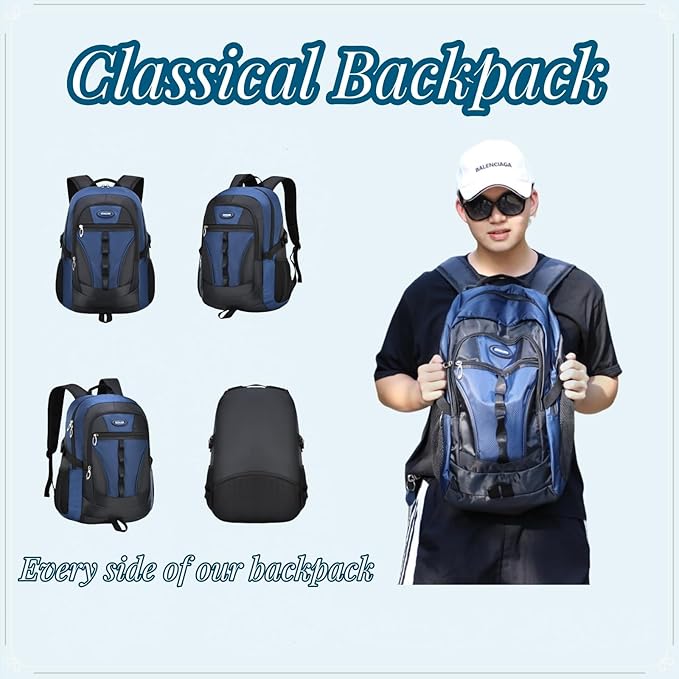 Teenage Boys Color-blocking Sports Kids Backpack Middle/High Schoolbag Elementary Student Bookbag for School Teen Boys