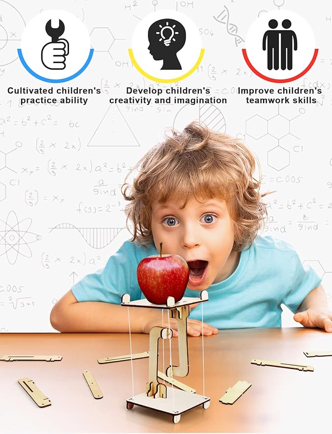 Poraxy 7 Sets Model Car Kits for Boys 8-12, STEM Kits for Kids Age 8-12, Science Toys for Kids Age 5-7, Birthday Gifts 7 8 9 10 11 12 13 Yr Old Boys Girls Wood Building Crafts Kits 6-8
