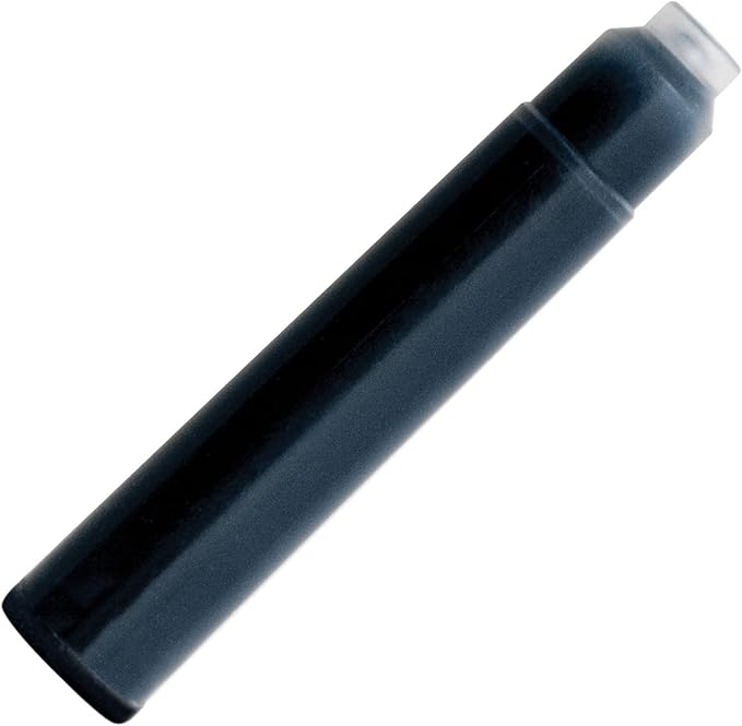 Monteverde International Size Cartridge to Fit Fountain Pens, Black, 6 per Pack (G302BK)