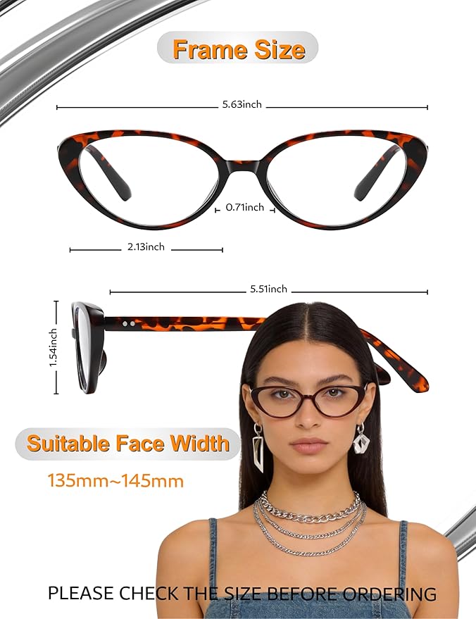 Ultralight Cat Eye Blue Light Glasses for Woman Anti Glare Reduce Eyestrain Gaming/Computer/Screen