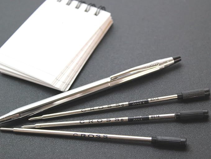 Cross Ballpoint Pen Refill - Refill for Consistent Ink Flow - Quick-Drying - Black - Broad - 1Pack