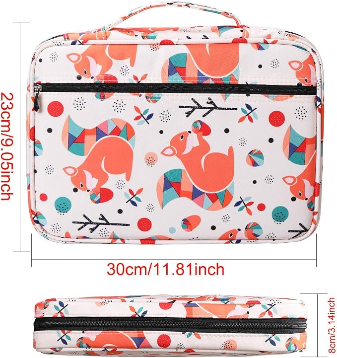 Coloring Pencil Case 220 Slots Pencils/Gel Pens Organizer Waterproof Travel Case Zipper Carrying Portable Pencil Markers Pen Holder Bag for Painter Writers