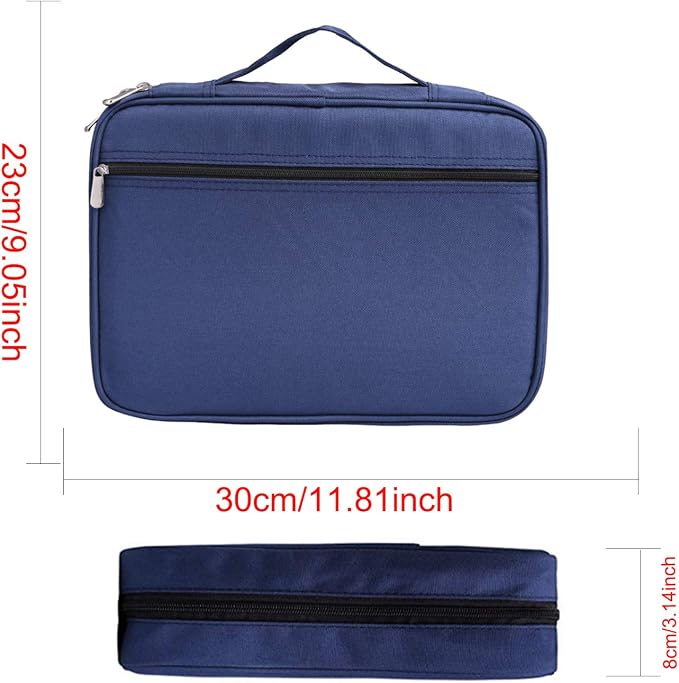 Coloring Pencil Case 220 Slots Pencils/Gel Pens Organizer Waterproof Travel Case Zipper Carrying Portable Pencil Markers Pen Holder Bag for Painter Writers