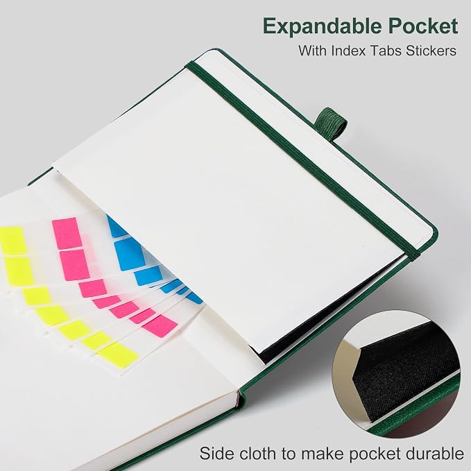 AHGXG Graph Grid Paper Notebook, 160 Pages, A5 Medium Size (5.7'' x 8.3'')