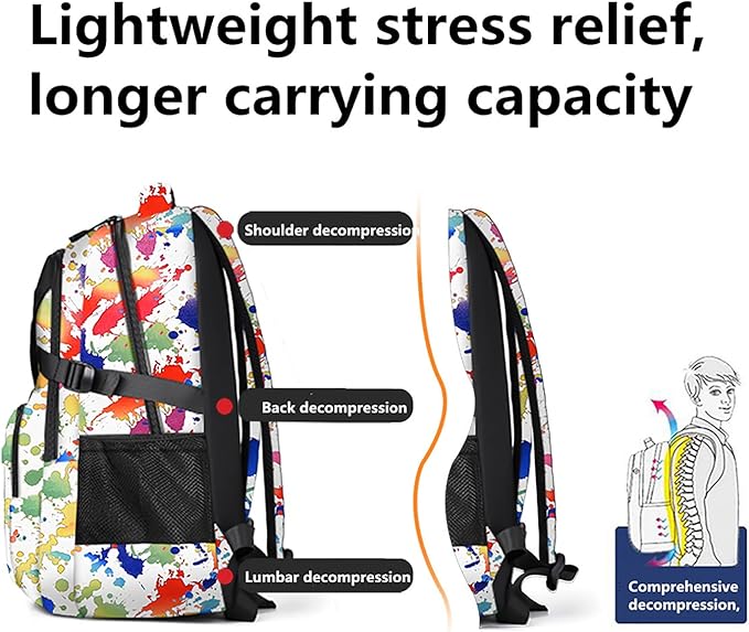 Casual Lightweight Backpacks for Boys & Girls, School Bookbags, 15 "Laptop Backpack, Travel Bag (212-cbse)