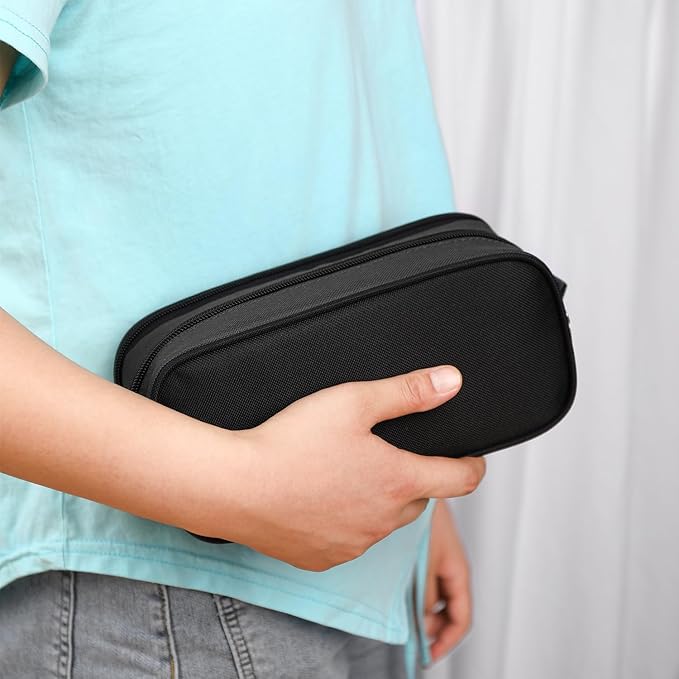 Mountain guest Large Capacity Pencil Case Multi-Slot Pencil Pouch Durable Pencil Box Portable Office Pen Bag with Zipper