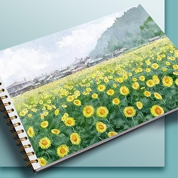 A4 Sketch Book, 8.27 x 11.4 inch Art Sketchbook for Drawing Pads, 60 Sheets Sketch Pads for Drawing, Acid Free Artist Drawing Book, Drawing Painting Writing Paper book for Adults Beginners Artists