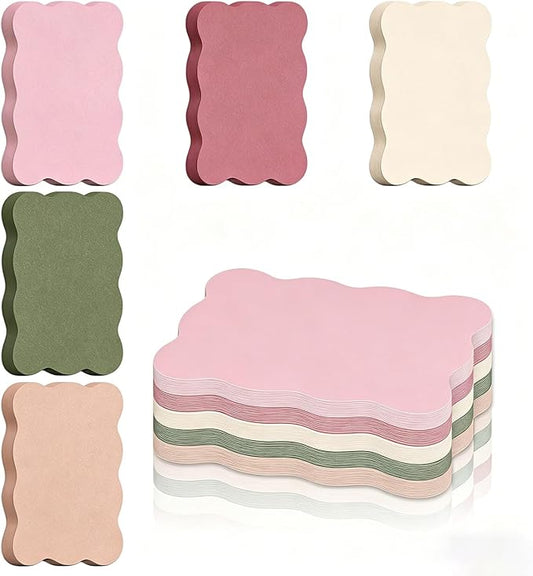 Whaline 150 Pack Antique Rose Blush Champagne Index Cards 3 x 5 Inch Cardstock Flashcard Soft Color Blank Index Cards for Note-taking Studying Organizing School Office Supplies