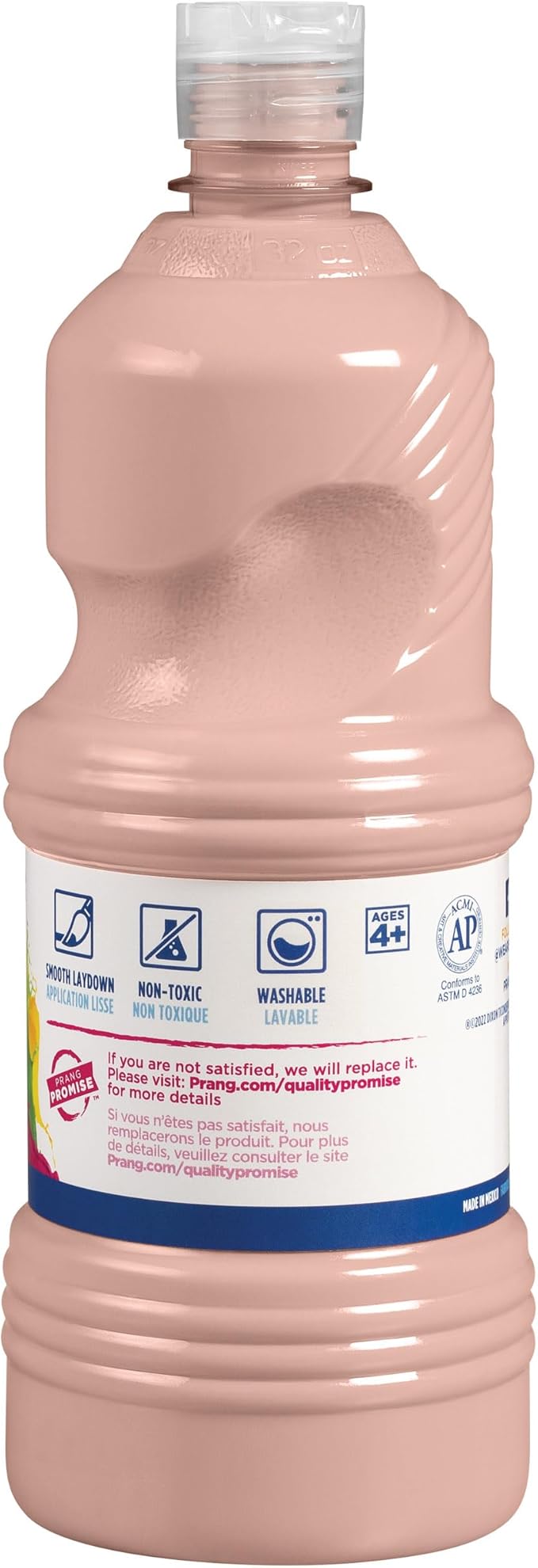 Prang Washable Tempera Paint, Peach, 32 Oz., 1 Count
