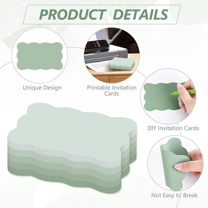 Whaline 150 Pack Green Index Cards 3 x 5 Inch Colored Cardstock Flashcard Gradient Green Blank Index Card for Note-taking Studying Organizing School Office Supplies