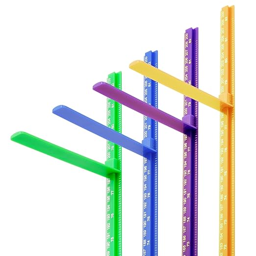 Height Measurement for Wall, Children Adult Height Measure Rod, 3D Removable Growth Chart Stick, Wall Mounted Splicing Ruler for Kids Baby Nursery 79 inch (Blue)