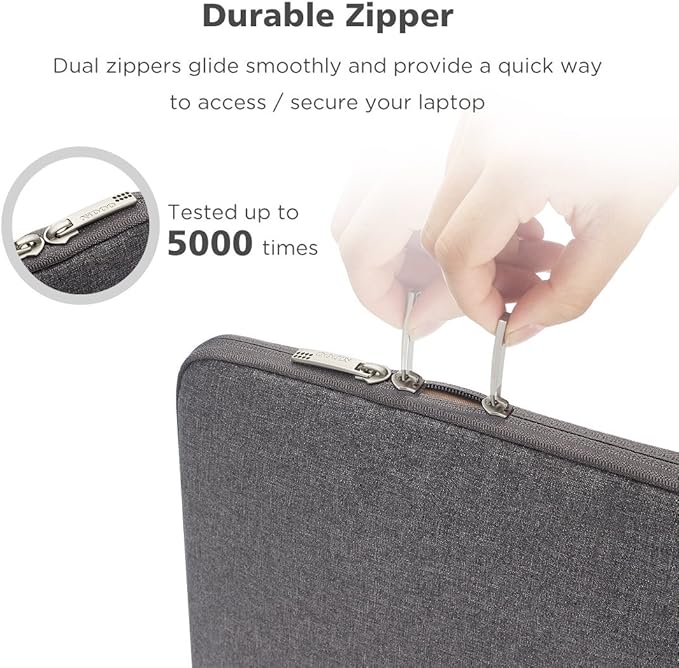 NIDOO 13 inch 14 Inch Laptop Sleeve Case Water Resistant Carrying Bag for 14" MacBook Pro M4 M3 M2 M1 / 13.5" Surface Laptop 5 6/14" ThinkPad X1 Carbon Yoga 7i / 14" Swift GO 14 / Asus ZenBook 14