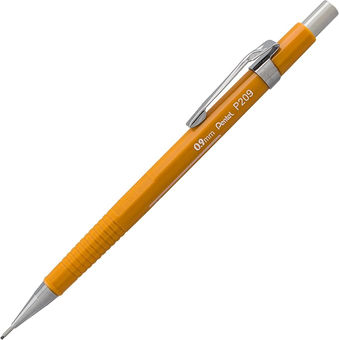 Pentel P200 Series Auto Mechanical Pencil Set of 4-0.3/0.5/0.7/0.9mm