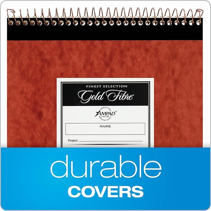 Ampad Gold Fibre Retro Pad,Wide Rule,8-1/2 x 11-3/4,White,70-Sheets/Pad (20-008R),(Pack of 12)