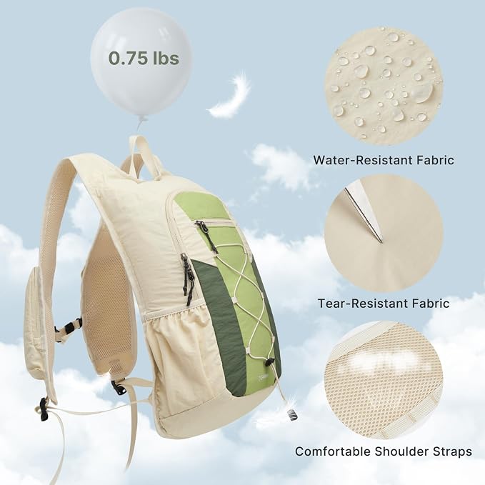 G4Free 20L Lightweight Packable Hiking Backpack for Women Men | Small Water Resistant Foldable Daypack with Phone Pocket for Travel Camping Outdoor
