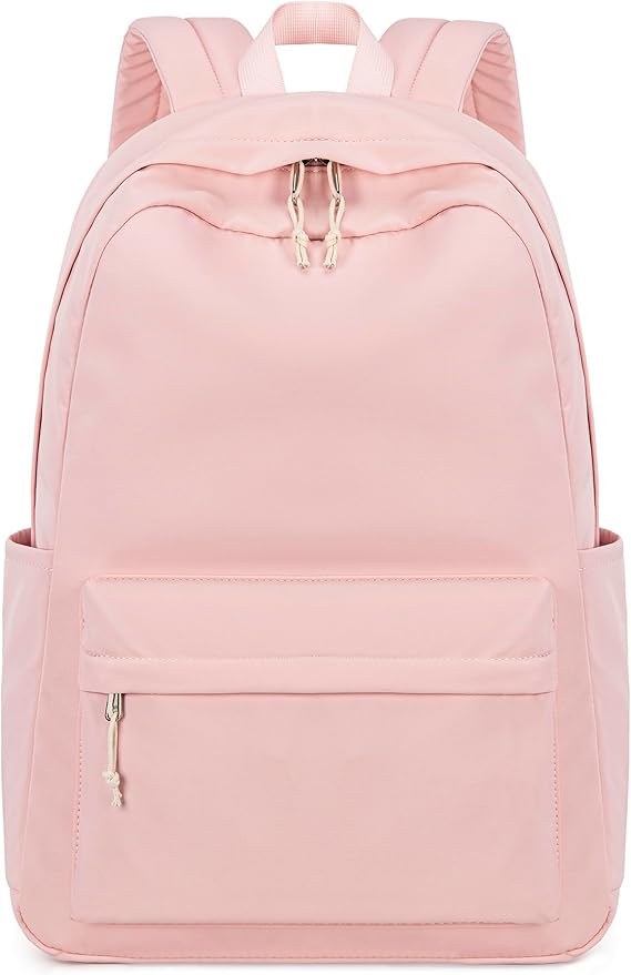 School Backpack for Teen Girls Women Laptop Backpack College Bookbags Middle School Travel Work Commuter Back Pack(Pink)
