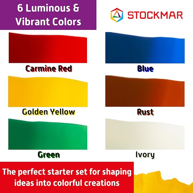 Stockmar Modelling Beeswax - 6 Colors - 100x40 mm