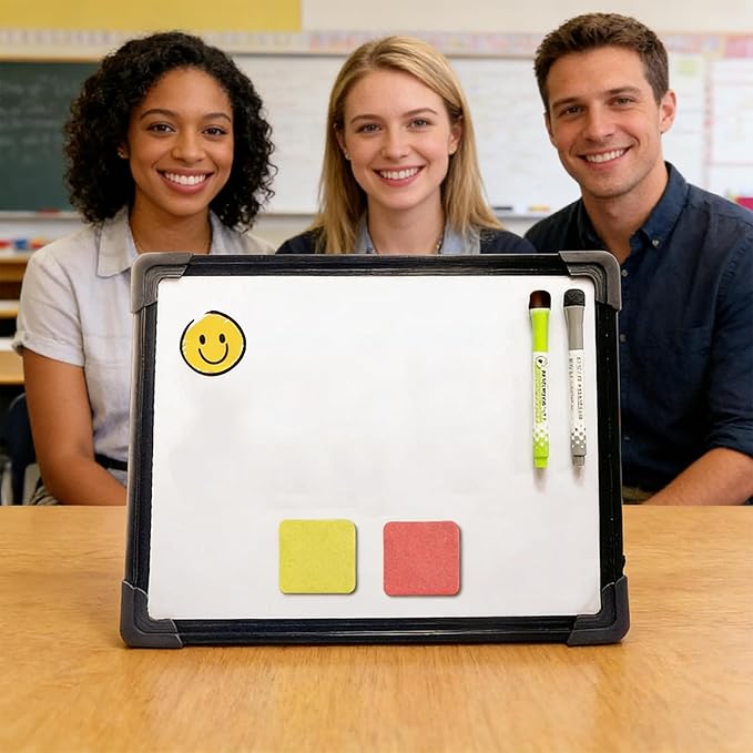 72 Pack Whiteboard Eraser, Washable and Reusable Magnetic Whiteboard Eraser for Cleaning Dry Erase Markers on Magnetic Soft Whiteboard, Glass Whiteboard and Dry Erase Board