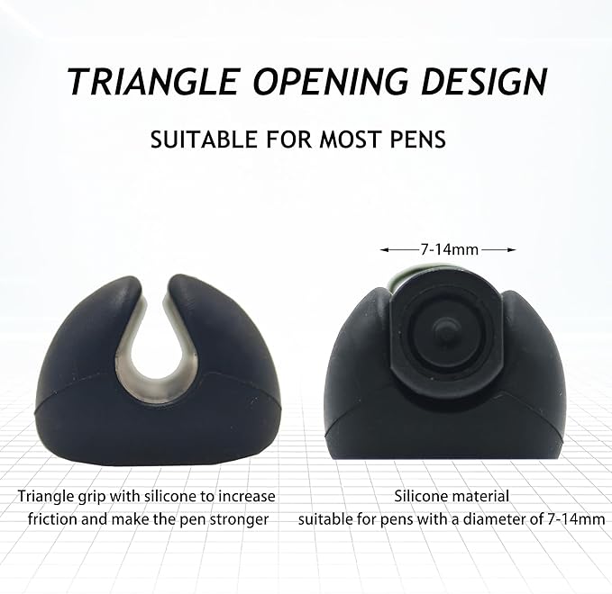 2 PCS Weighted Pencil Grips, 1oz Handwriting Aid for Children Elderly & Special Needs Assists with Penmanship Issues Due to Autism, Tremors, Grip Strength or Fine Motor Skill Disability