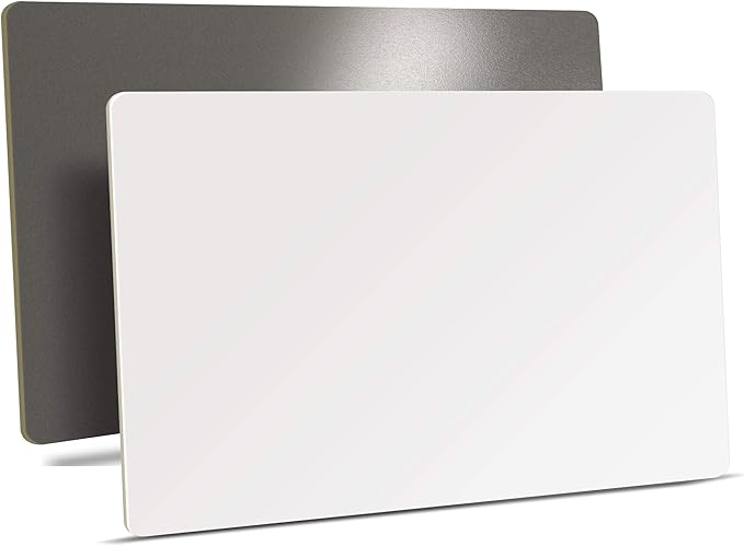 60-Pack Dry Erase Lapboards 9" x 12" x 1/8" Thick UV Coated Whiteboard, Safe Bull-Nosed Edges and Durable Dry Erase Surface, Perfect for Students and Teachers Alike, Long-Lasting, No Ghosting