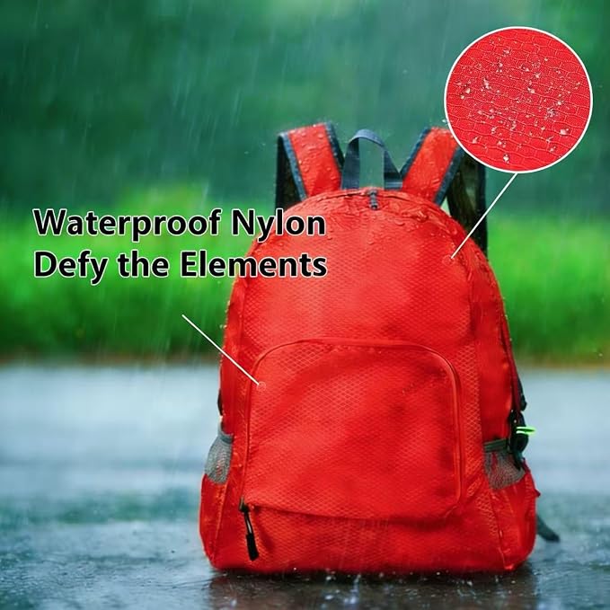 Haneulbit Foldable Backpack, Lightweight Backpack and Waterproof Backpacks for Travel and Hiking