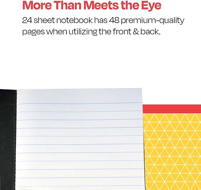School Smart Skip-A-Line Ruled Composition Book, Grade 1, Green, 48 Pages