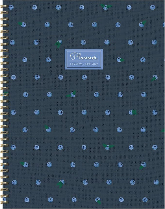 TF Publishing July 2026 - June 2027 Very Berry Large Weekly Monthly Planner - 12 Month Academic Planner 2026-2027 with Durable Cover, Thick White Paper, Colorful Design & Planning Stickers - 9inx11in