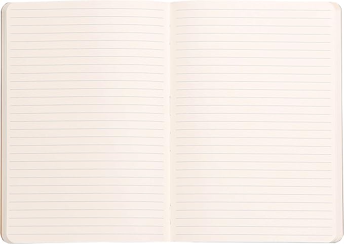 Rhodia Rhodiarama SoftCover Notebook - 80 Lined Sheets - 6 x 8 1/4 - Iris Cover