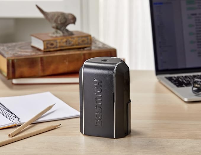 Bostitch Office Vertical Electric Pencil Sharpener, Powerful Stall-Free Motor, Prevents Over-Sharpening, Black (Pack of 9)