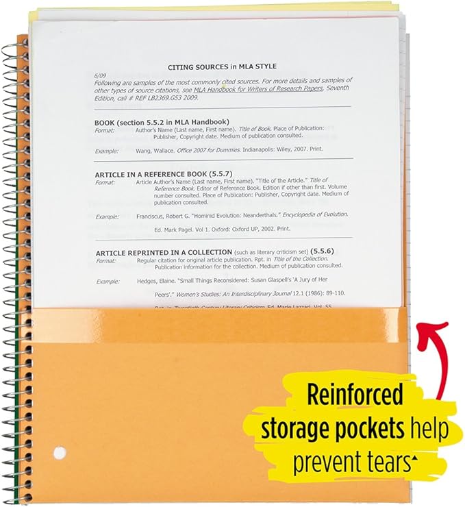 Five Star Spiral Notebook, 1 Subject, College Ruled Paper, 100 Sheets, 11" x 8-1/2", Color Selected For You, 1 Count (06044)