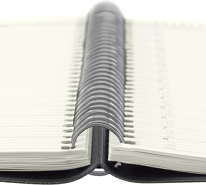 AT-A-GLANCE Planner 2026-2027 Weekly & Monthly Academic 12-Month July-June Quarter-Hourly Appointment Book, 8-1/4" x 11", Recycled, Black (70957G05)
