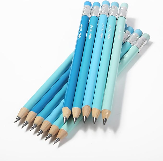Mr. Pen- Jumbo Pencils, 30 Pack, Colorful Barrels, Smooth Black 2 HB Graphite Cores, Large Preschool Pencils, Smooth Writing Lead for Kindergarten, Kids and School Supplies