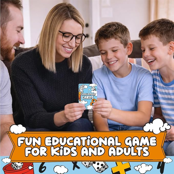 Math Blast! Cool Math Games for Kids 8-12 - Fun Educational Mental Math Game for Home & Classroom - Practice Math the Fun Way