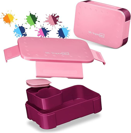 My Vesperbox Lite – Mini Lite - Kids Bento Lunch Box – Extra Durable Lunchbox for Toddlers and School – Leakproof, Child-Friendly, Ideal for Daycare, Preschool & Elementary School