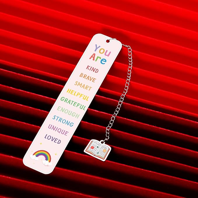 Bookmarks for Kids, Back to School Gifts for Kids, Book Marks for Reading Kids, 8th 5th Grade School Supplies for Girls, College Dorm Room Essentials for Girls Daughter Granddaughter