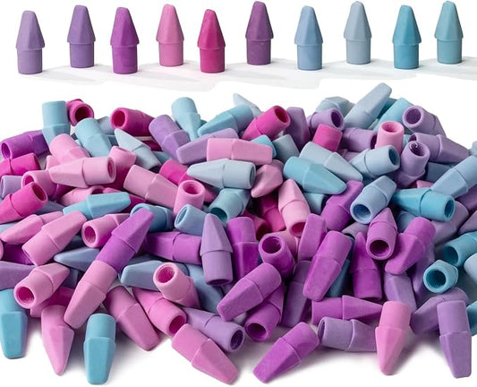 Mr. Pen- Pencil Erasers Toppers, 500 Pack, Colorful | Latex Free, No Smudge, Mr Pen Erasers for Pencils