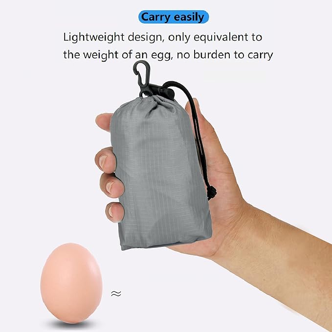 levayhill 16L Lightweight Foldable Hiking-Backpack Small Packable-Daypack For Travel,Ultralight Water-Resistant Gym Bag Men Women Easy Carry-on (Gray)
