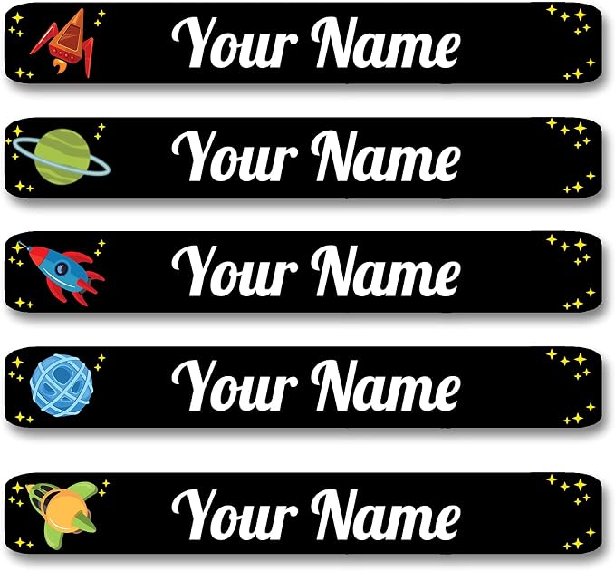 100 Pcs Personalized Labels for Kids School Supplies Waterproof, Custom Name Stickers Kids Labels for Travel, Daycare, Stationery