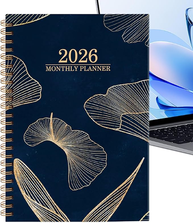 2026 Planner,Smooth Writing Notebook Large Blocks - 2026 Calendar Book Monthly Planner - for School Academic Teacher Student Classroom Office Work Appointment Planning Study Family