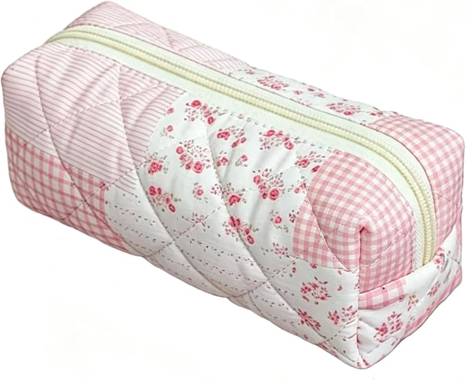 Pencil Case, Pencil Pouch for Women, Pencil Case Small, Pencil Pouch Aesthetic (Trend floral pink)