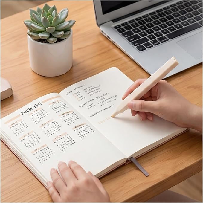 konket 6pcs Pastel Highlighters Aesthetic Cute Highlighters Double Head Highlighter Soft Chisel Tip Marker for Diary Plan Notes