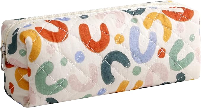 Pencil Case Pen Case Office College School Storage Bag Pouch Holder Box Organizer Makeup Pouch Cosmetic Bag Aesthetic Cute Pencil Case for Girls Boys Kids (G)
