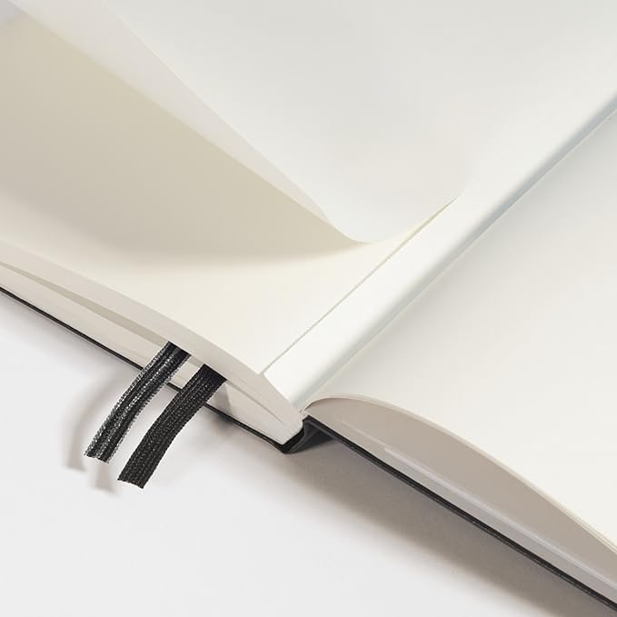LEUCHTTURM1917 - Notebook Hardcover Medium A5-251 Numbered Pages for Writing and Journaling (Red, Ruled)