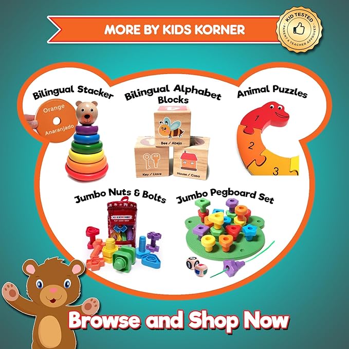 Deluxe Counting & Sorting Bears Game Set - Montessori Fine Motor Learning Jumbo Toys with Stacking Cups, 60 Preschool Math Manipulatives, 2 Toddler Games Dice, Toy Storage & Activities eBook